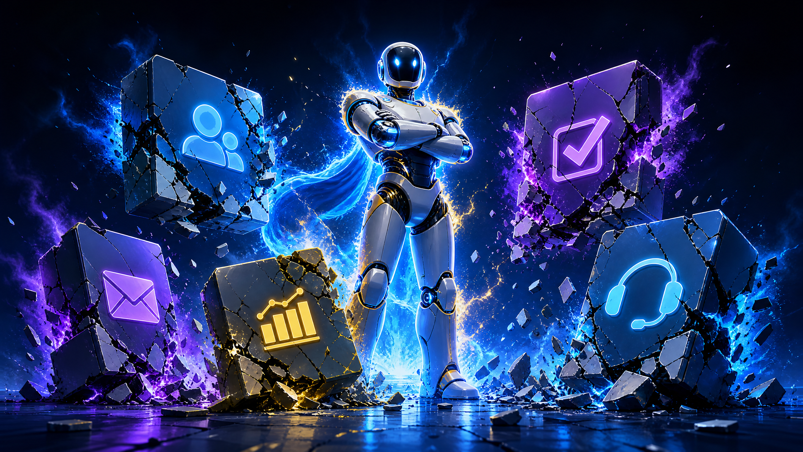 Hero Image: AI Staff Replacing Tools